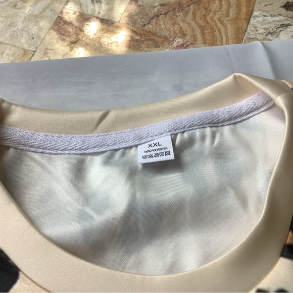 4 for $20, Womens XXL adorable Leopard Print Sweat Shirt. - Picture 4 of 7